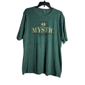 Art Forms Size XL Mystic CT T-shirt Tee Top Green Connecticut New NWOT